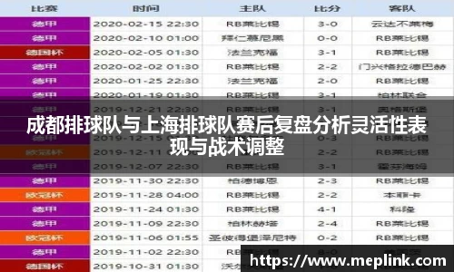 成都排球队与上海排球队赛后复盘分析灵活性表现与战术调整